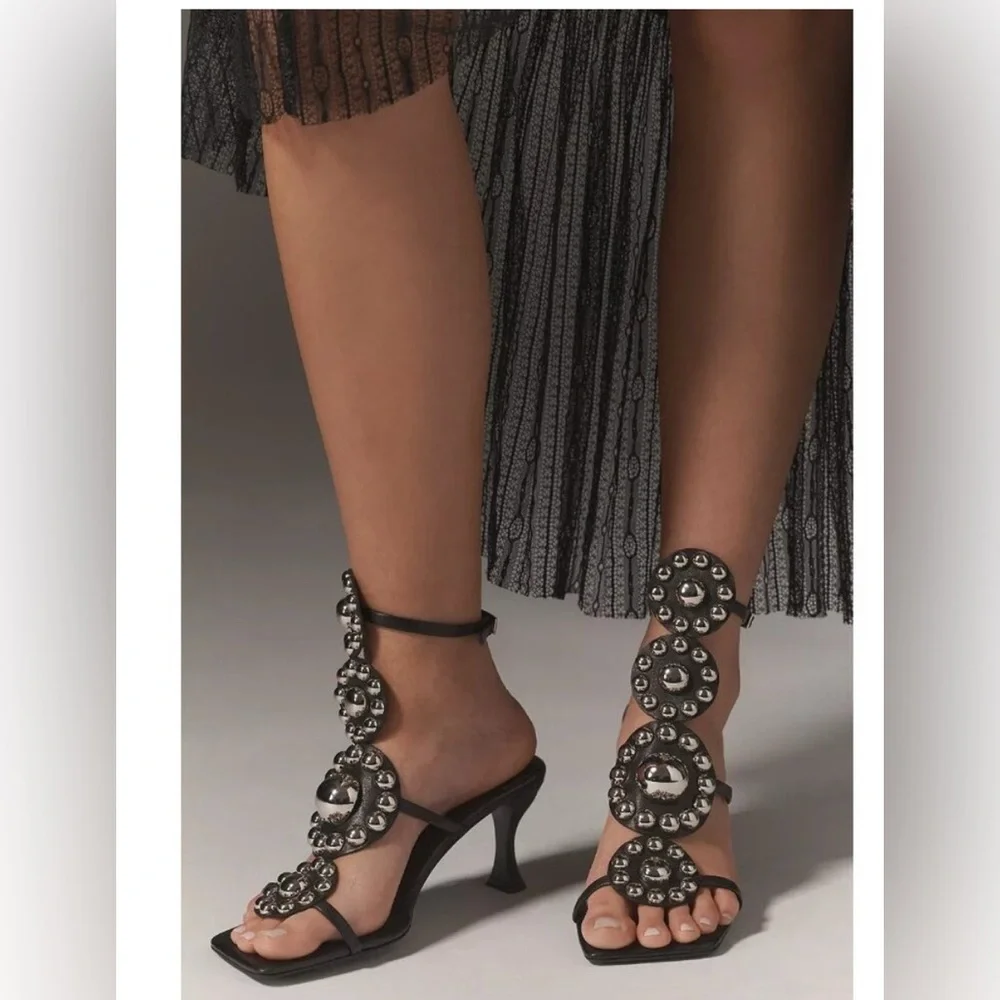 Jeffrey Campbell Renfri Heels Western Kitten Heel size 11 - Picture 2 of 7